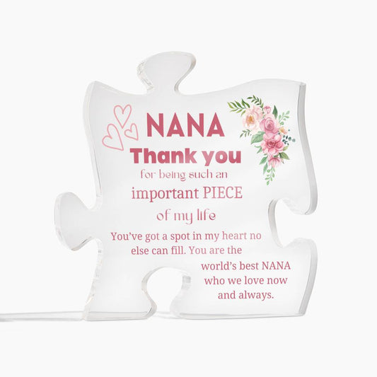 Nana | Puzzle Piece Acrylic | Christmas gift for Nana