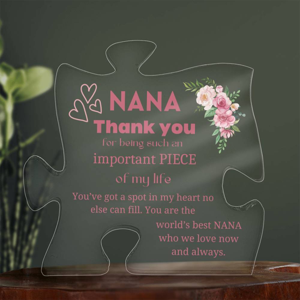 Nana | Puzzle Piece Acrylic | Christmas gift for Nana